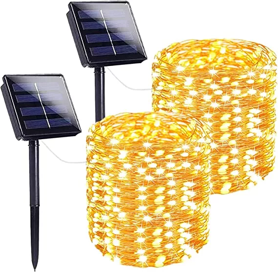 Extra-Long Solar String Lights Outdoor